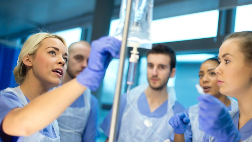 Group of medical students